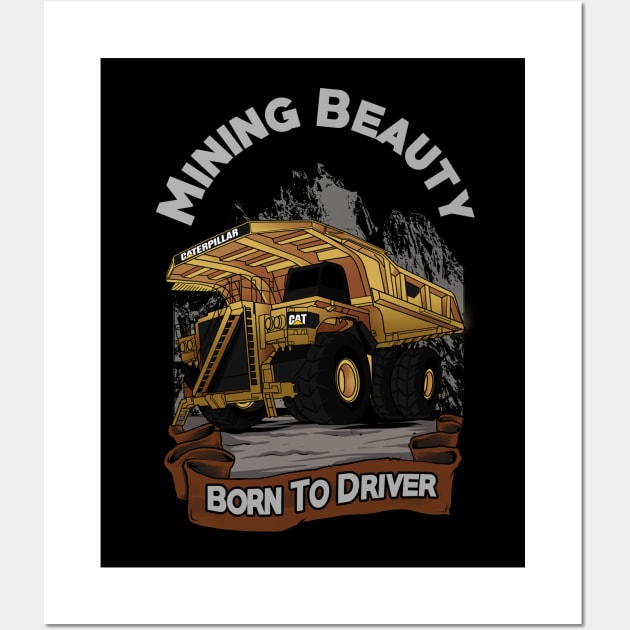 Born To Driver Wall Art by damnoverload